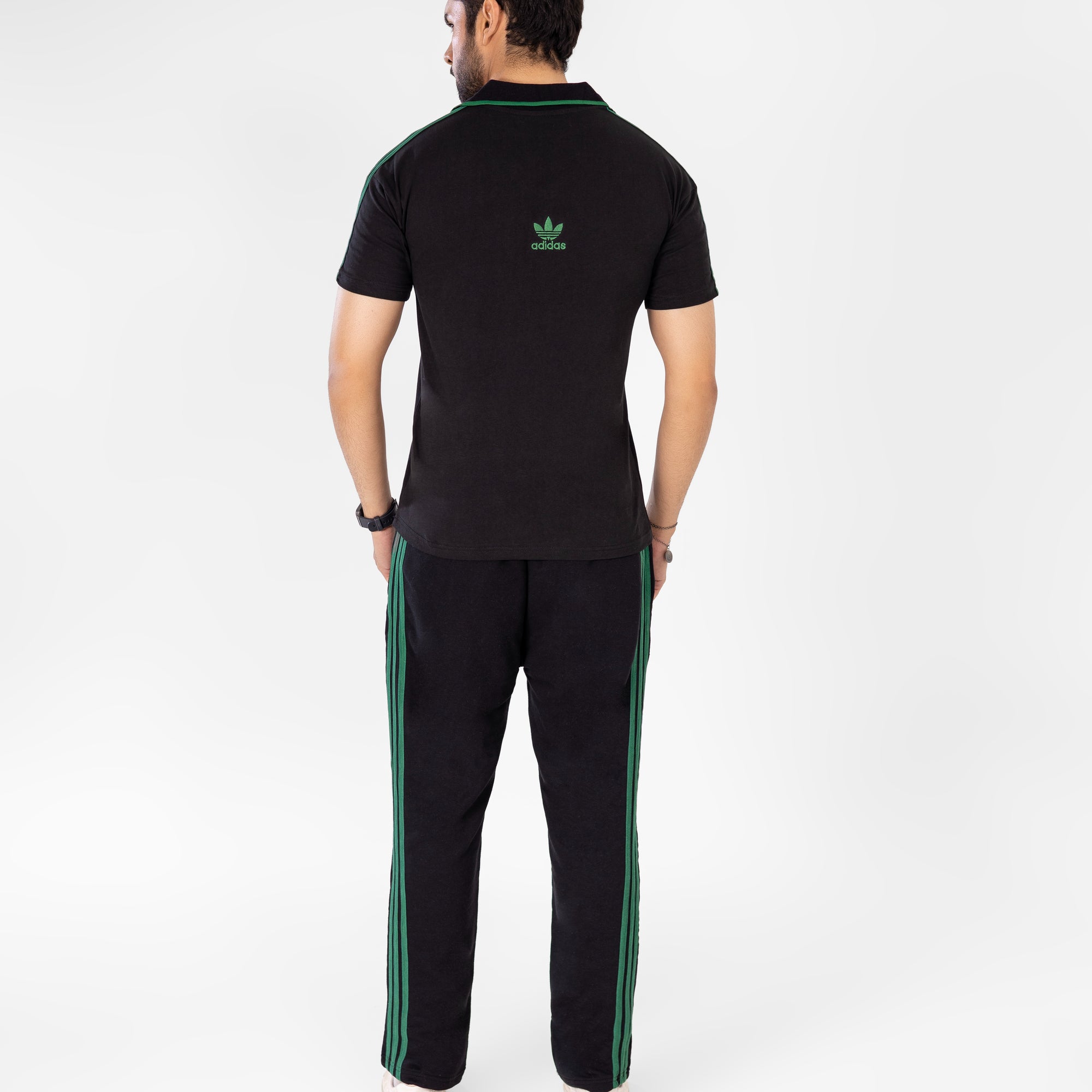 ADI Green Stripe Polo