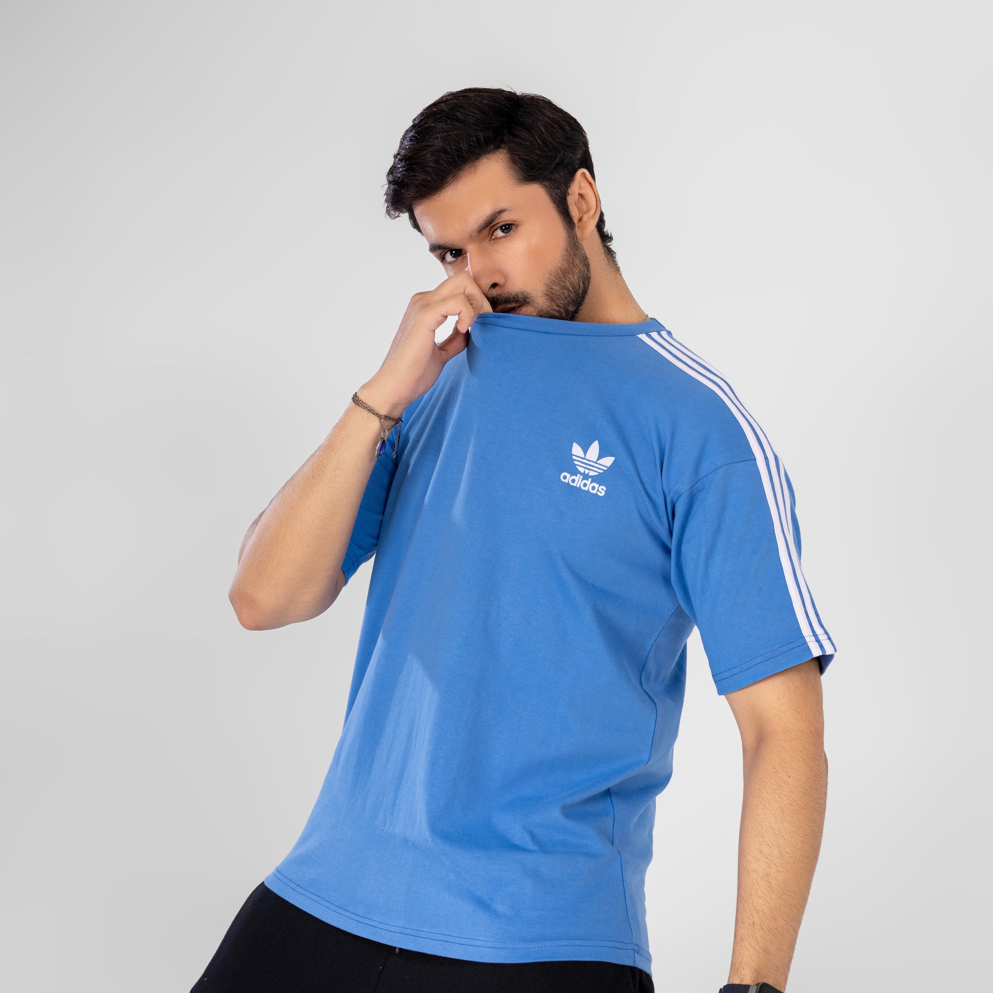 ADI Blue Stripe T-Shirt