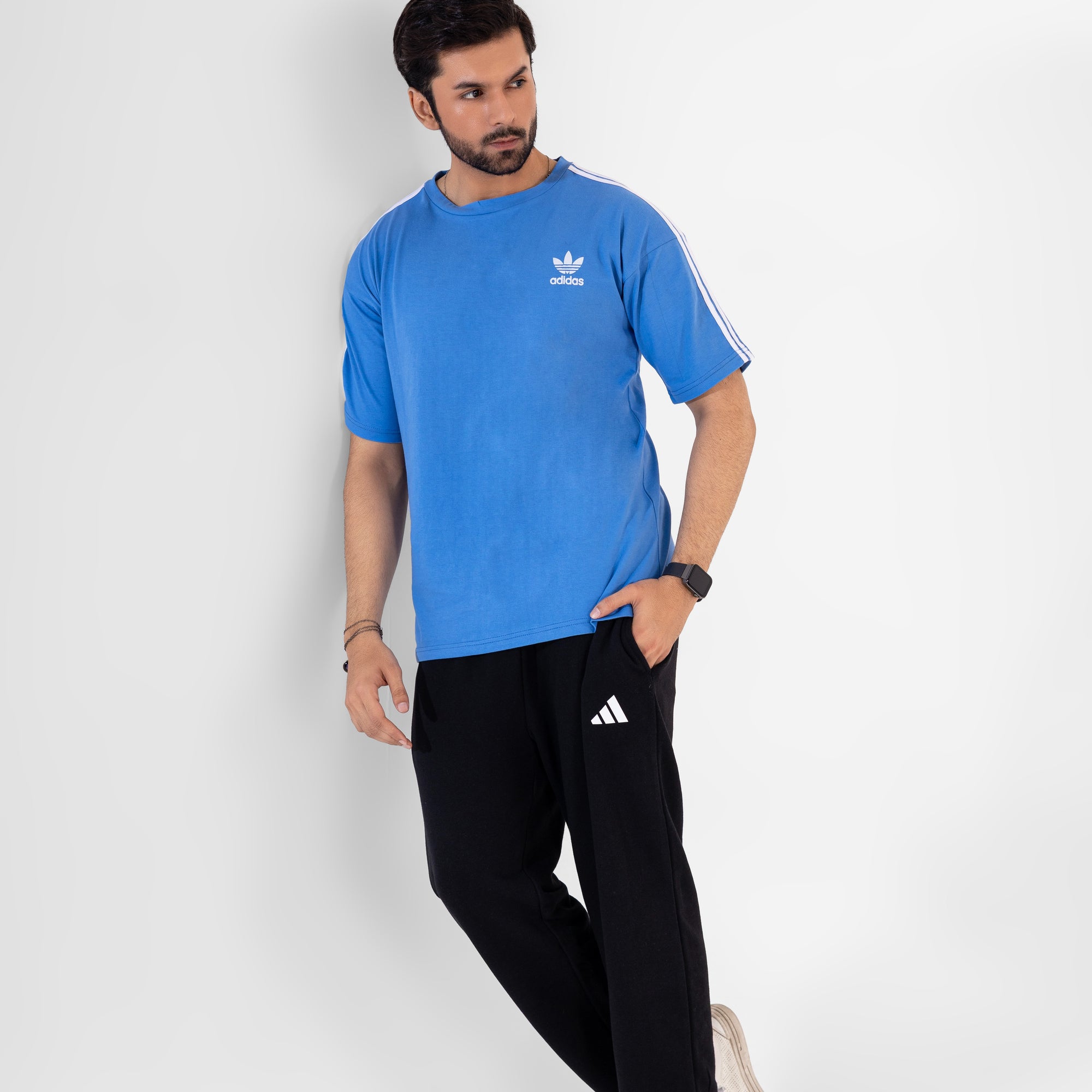 ADI Blue Stripe T-Shirt