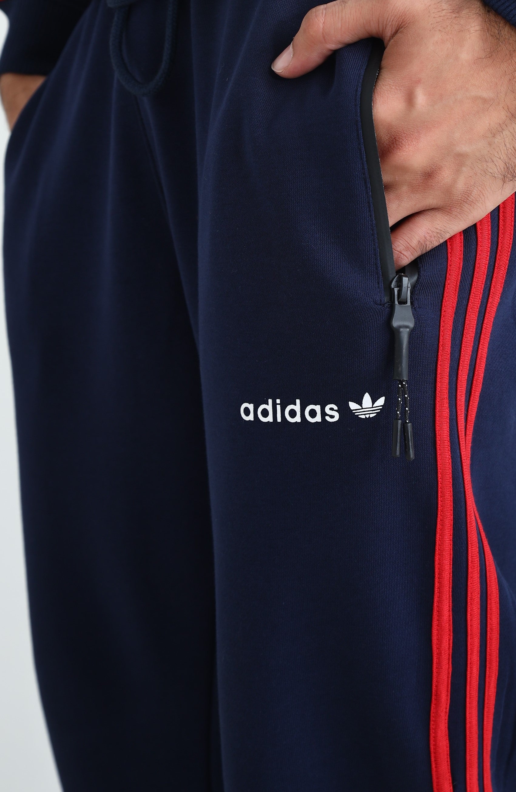 ADI Mock Neck Cotton Fleece Tracksuit