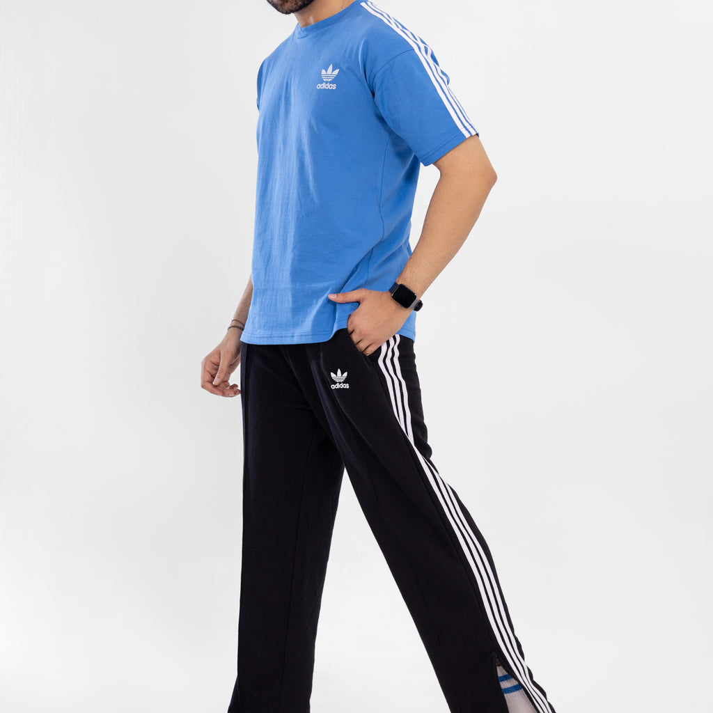 ADI Black Center-Plated Trouser