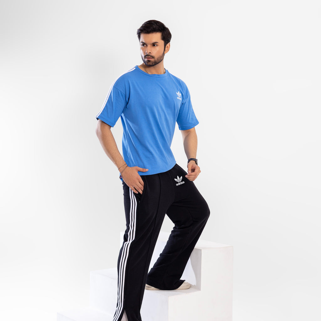 ADI Black Center-Plated Trouser