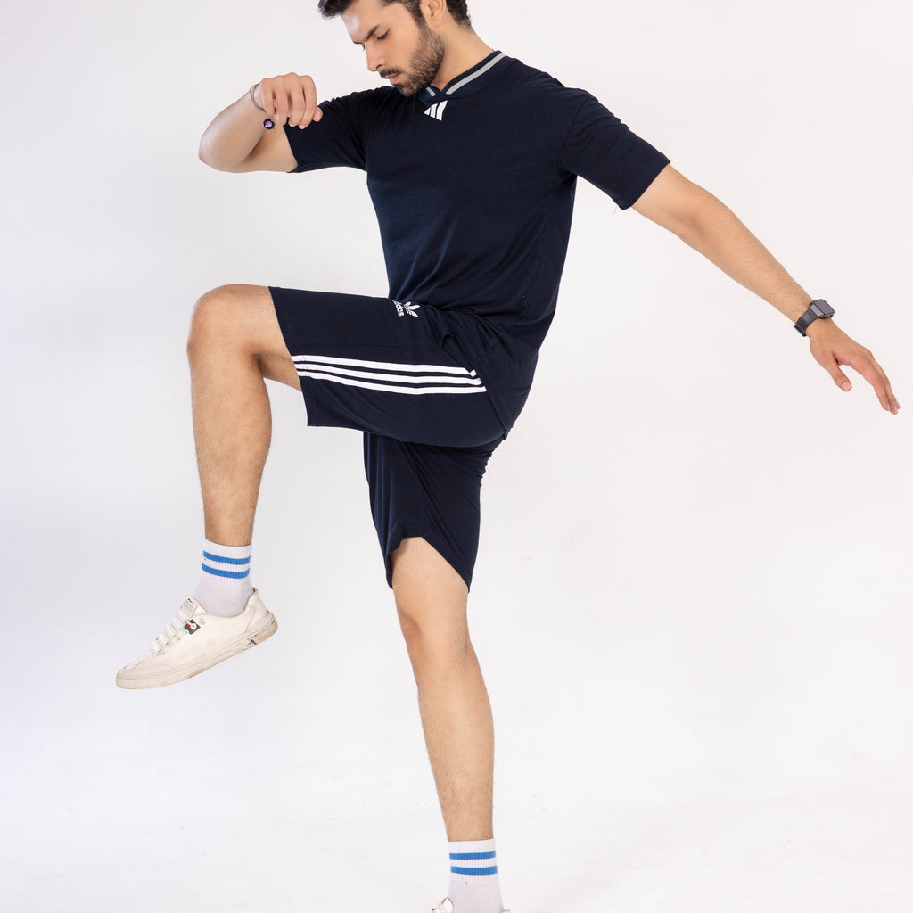 ADI Navy Stripe Shorts