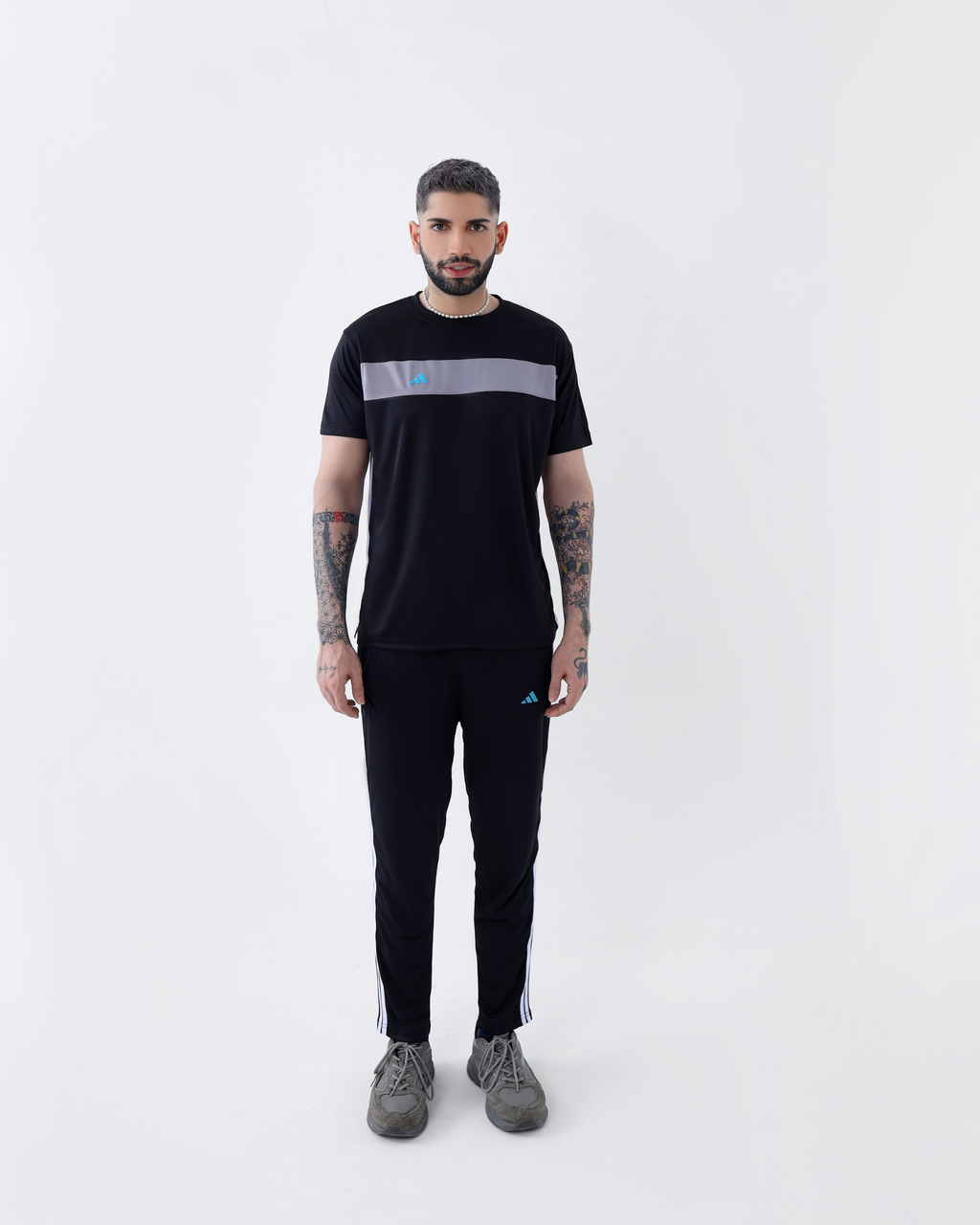 Adi Trio Tracksuit Grey\Black