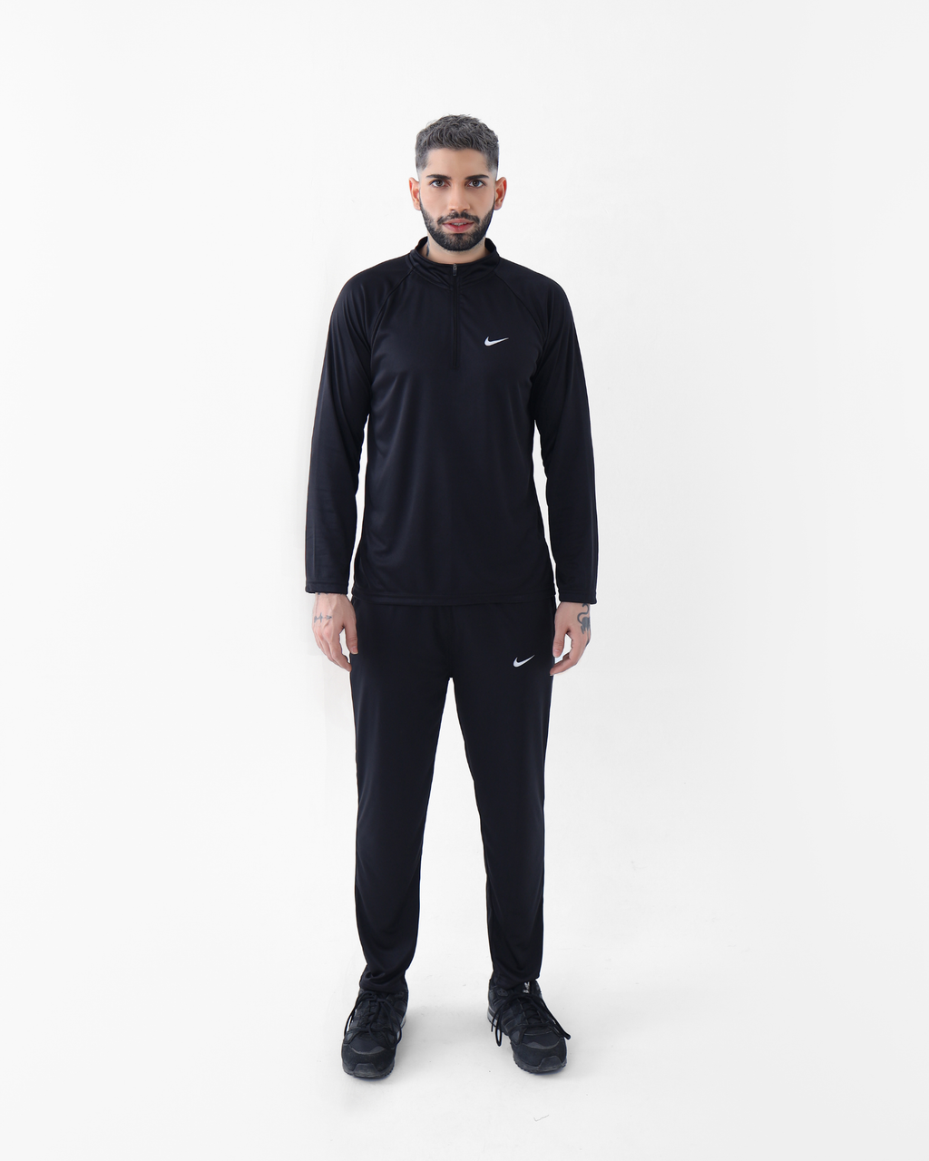 Nik Premium Tracksuit - Black