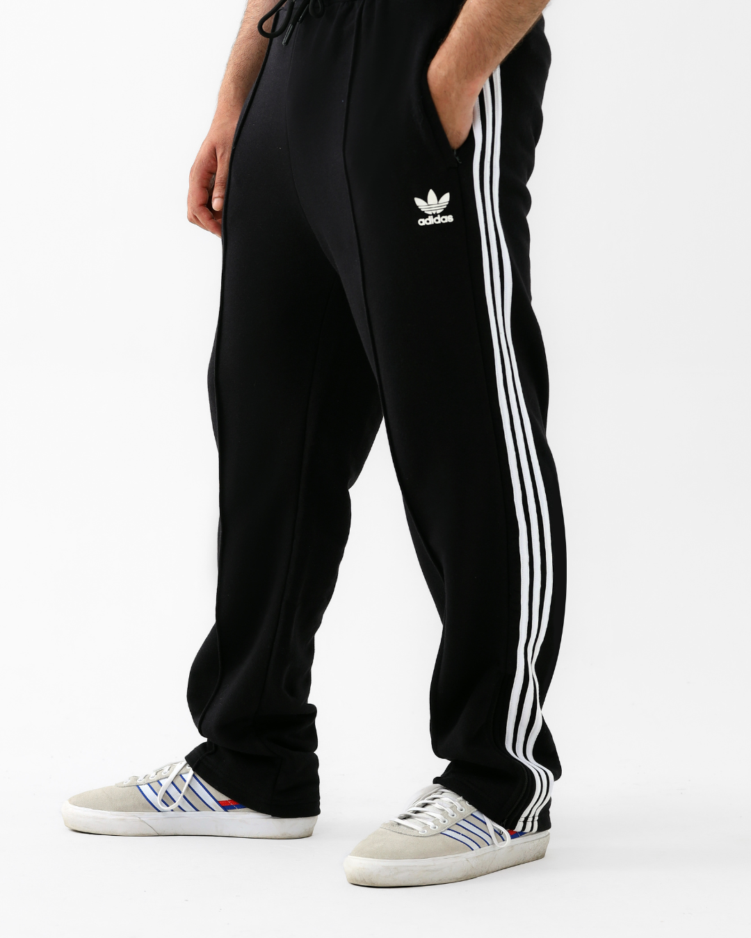 ADI Black Center-Plated Trouser
