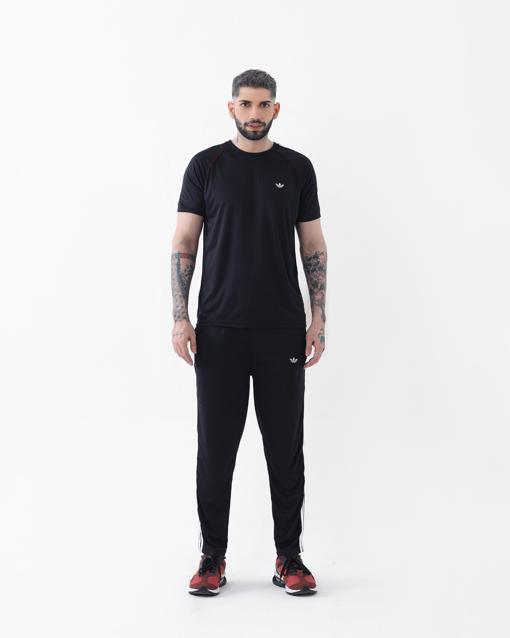 ADI Tri-Liner Tracksuit - Black