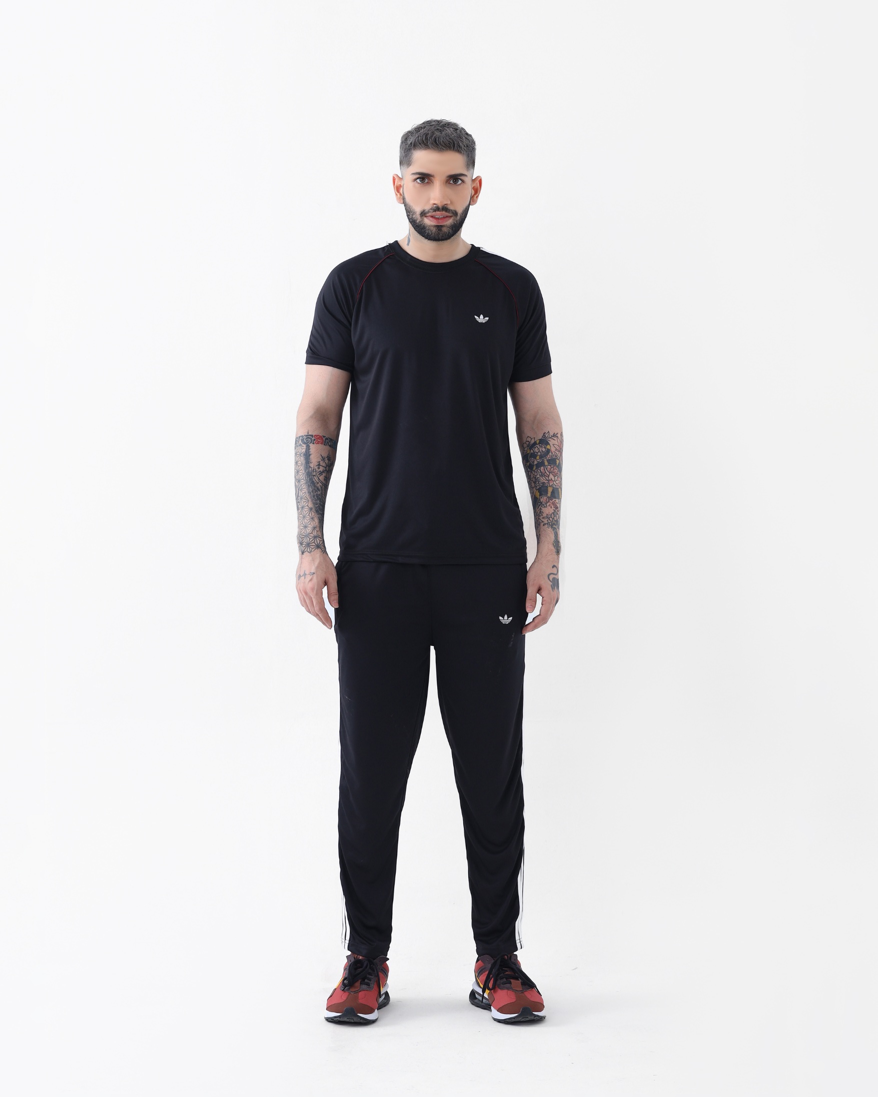 ADI Tri-Liner Tracksuit - Black