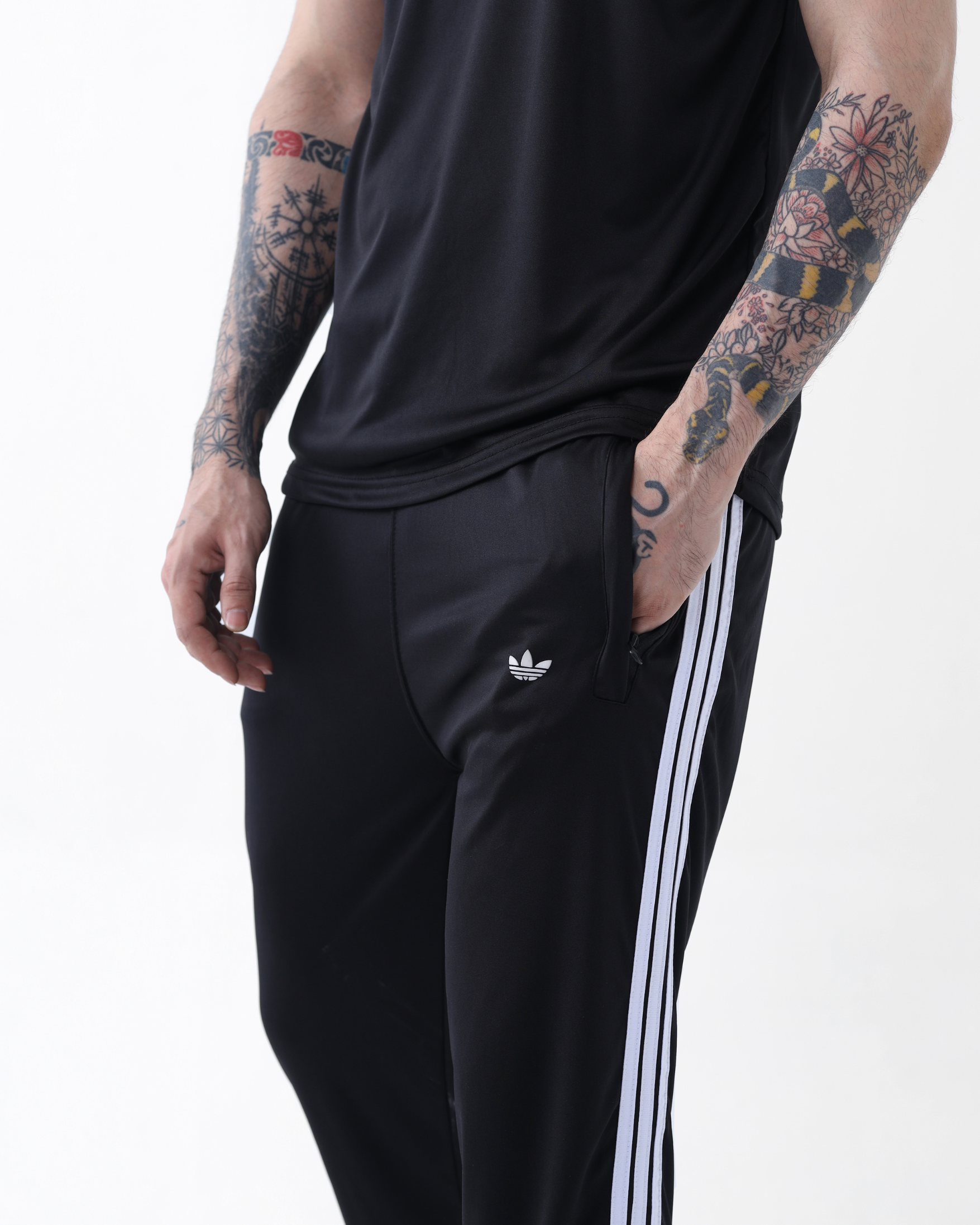 ADI Tri-Liner Tracksuit - Black